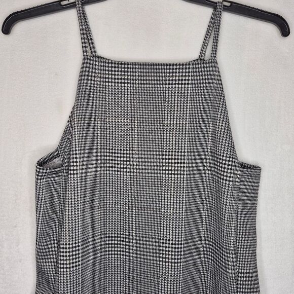 Jack By BB Dakota Black and White Checkered Dress Size Large - Picture 2 of 12